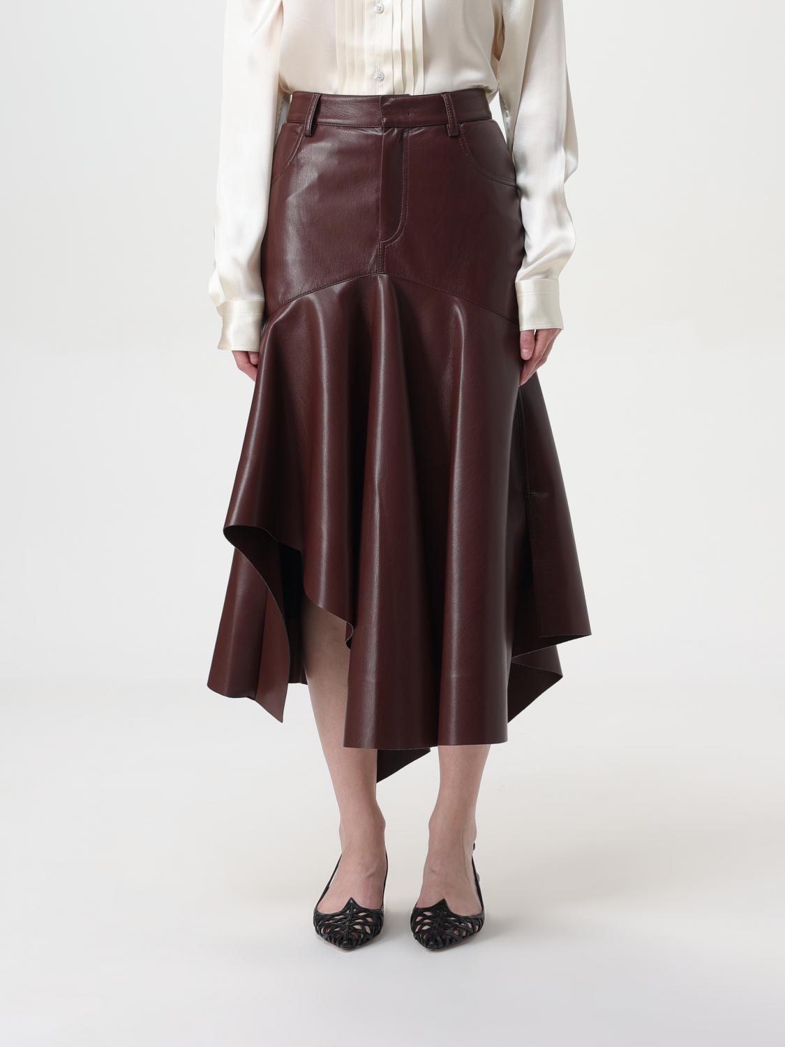 Philosophy Di Lorenzo Serafini Skirt PHILOSOPHY DI LORENZO SERAFINI Woman color Brown