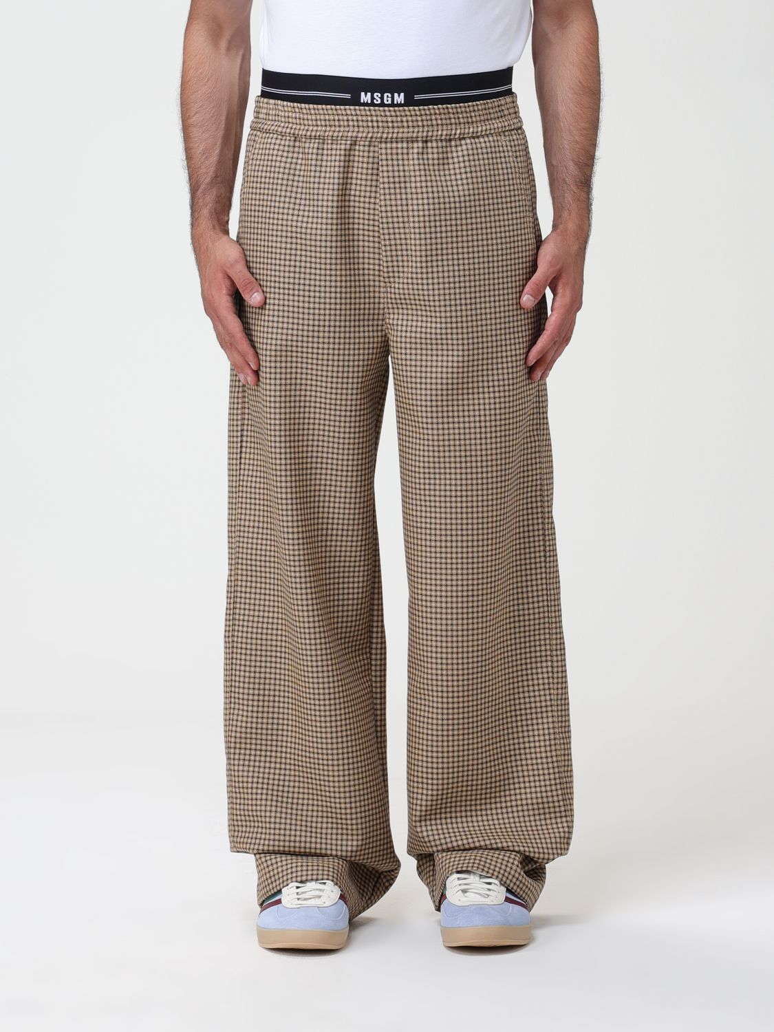 Msgm Trousers MSGM Men colour Beige