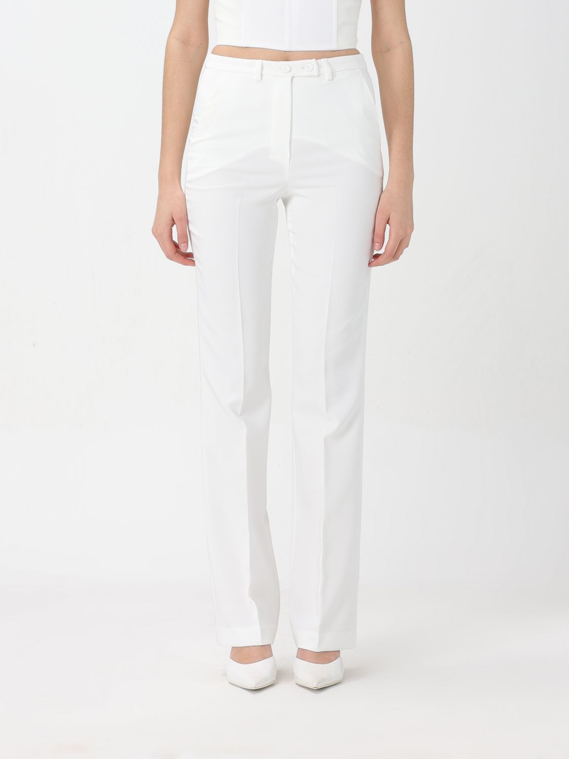 Hanita Trousers HANITA Woman colour White