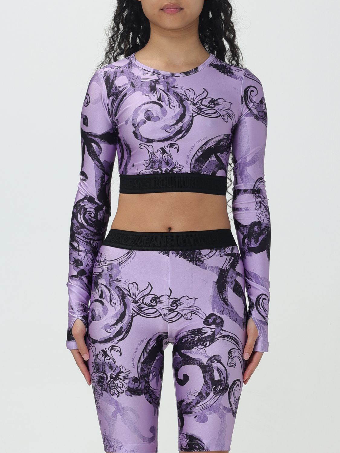 Versace Jeans Couture Top VERSACE JEANS COUTURE Woman colour Violet