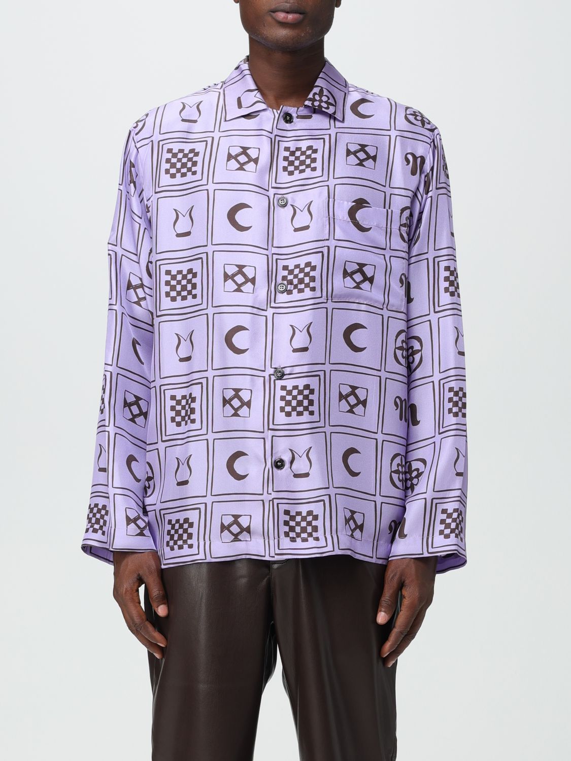 Nanushka Shirt NANUSHKA Men colour Violet