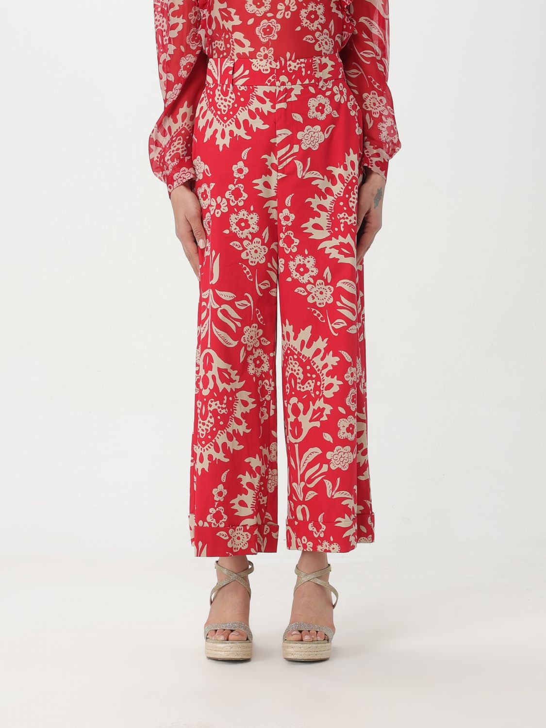 Liu Jo Trousers LIU JO Woman colour Red