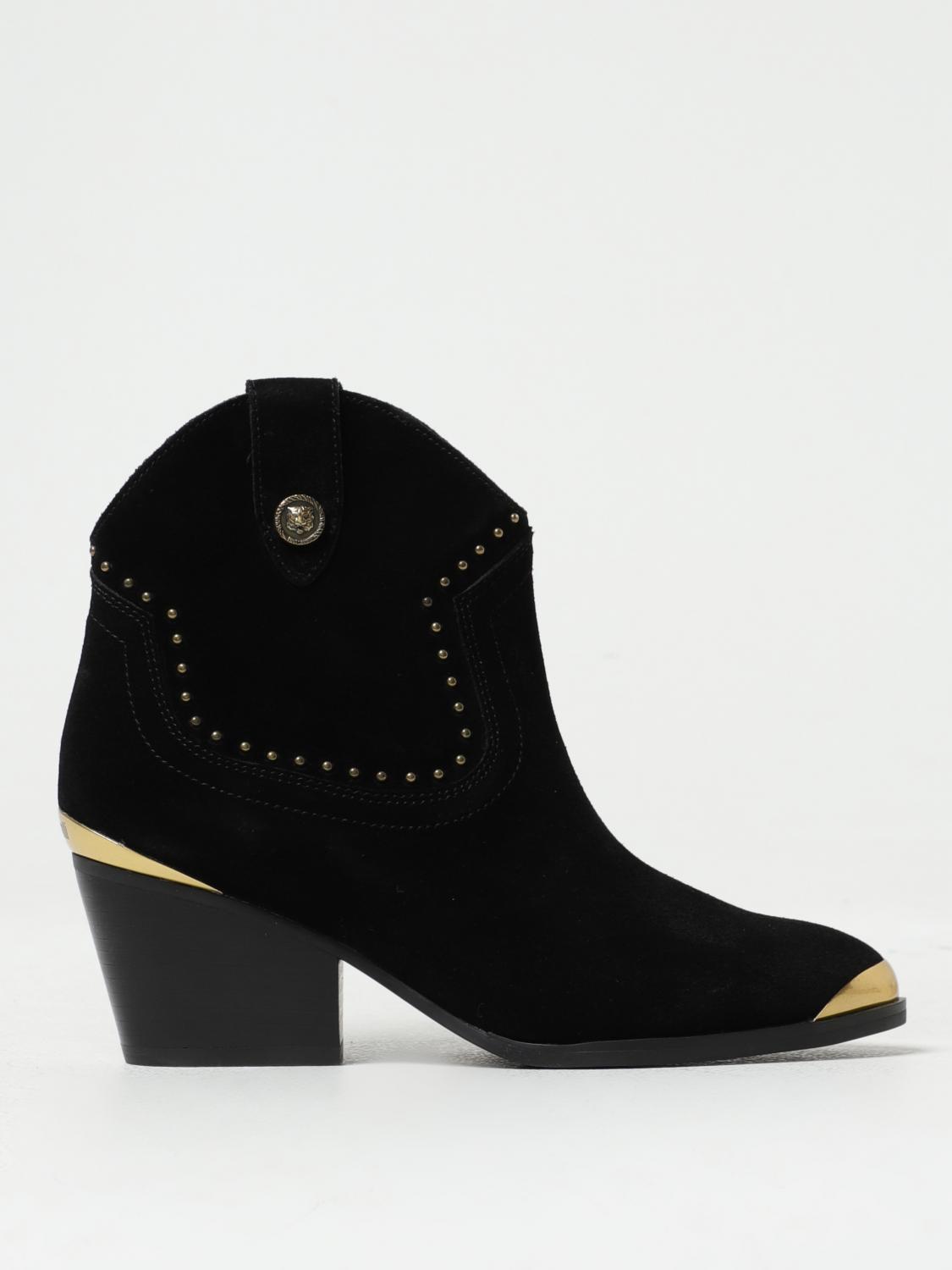 Just Cavalli Flat Ankle Boots JUST CAVALLI Woman colour Black