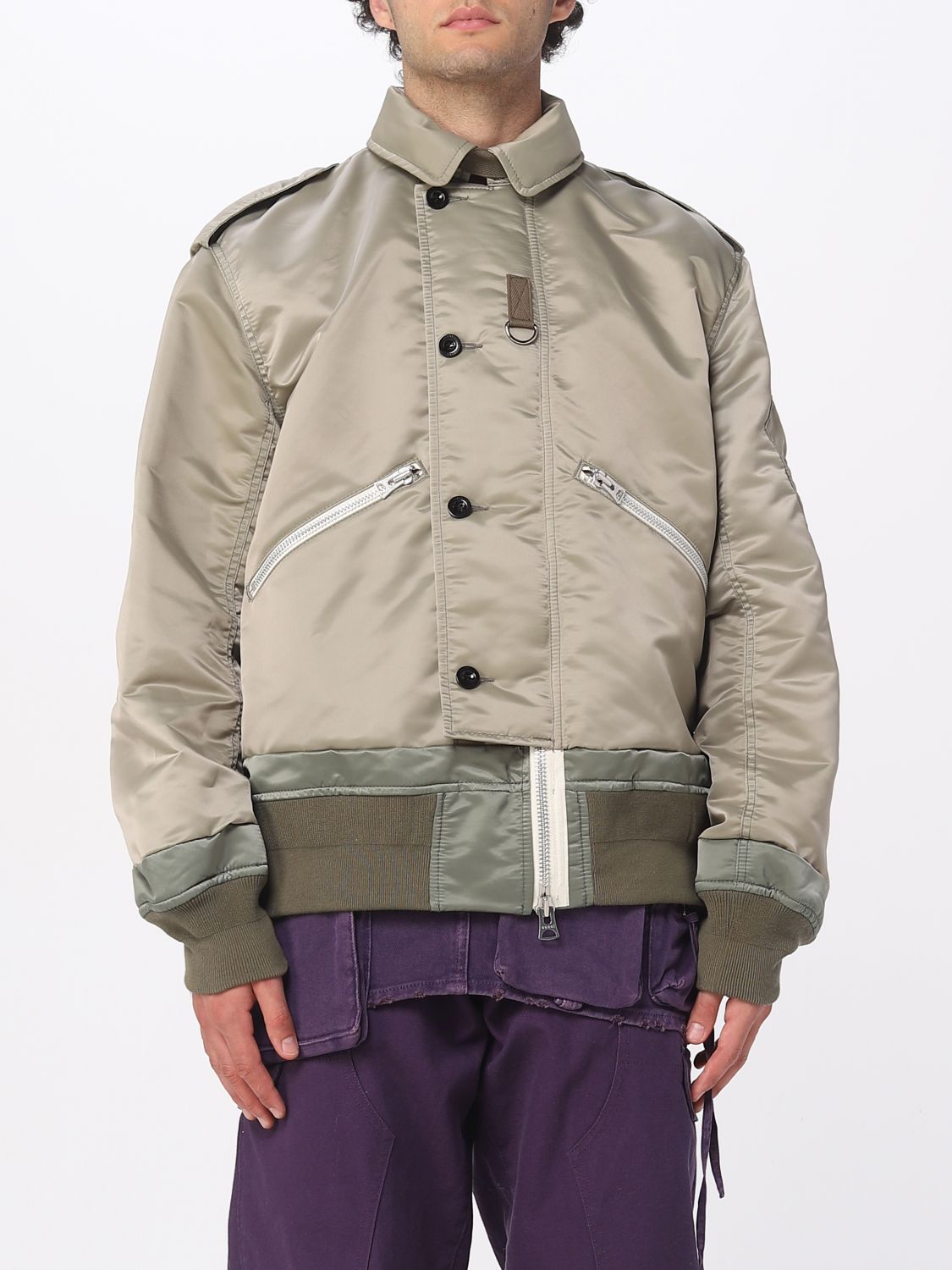 Sacai Jacket SACAI Men colour Kaki