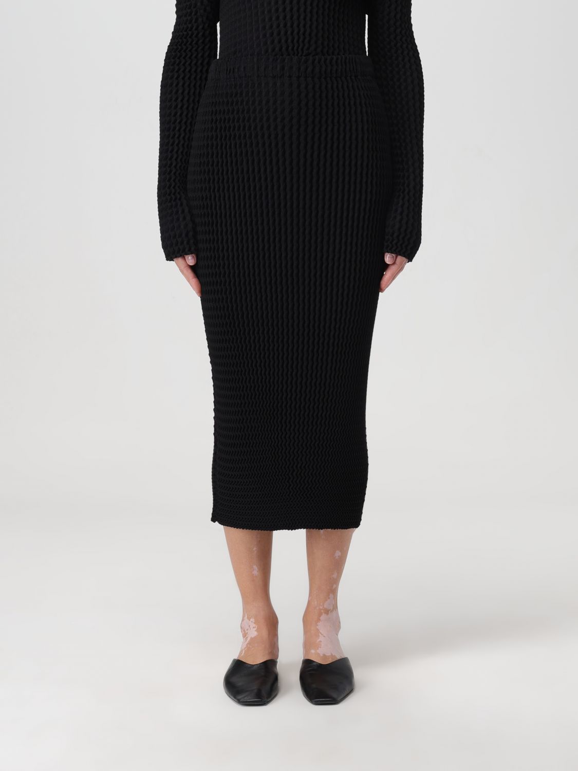 Issey Miyake Skirt ISSEY MIYAKE Woman colour Black