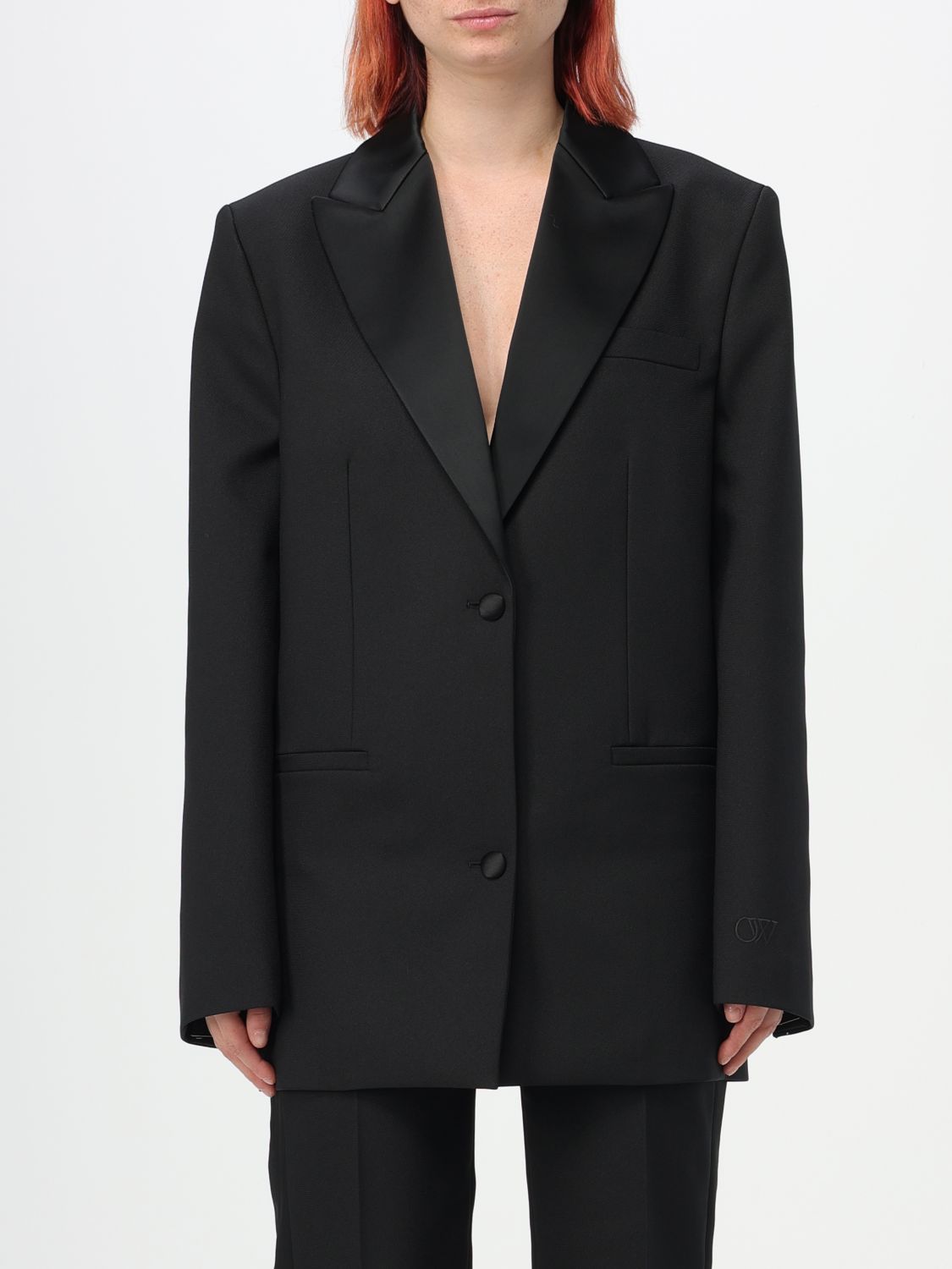 OFF-WHITE Blazer OFF-WHITE Woman colour Black