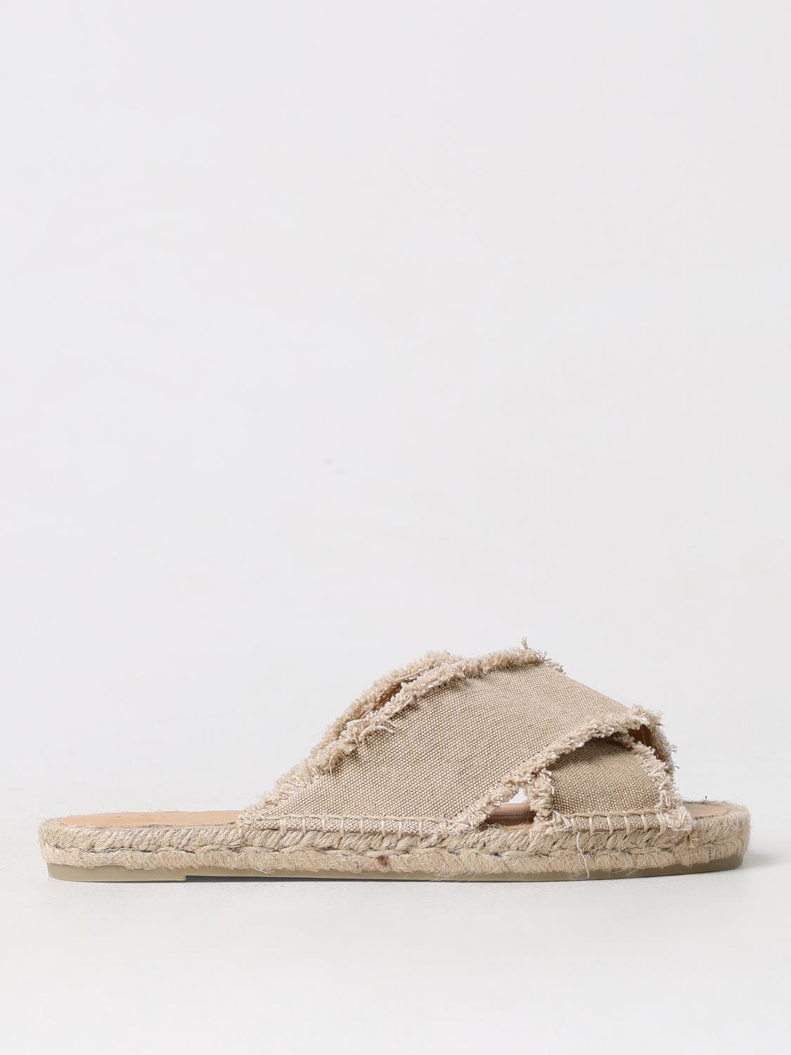 Castañer Flat Sandals CASTAÑER Woman color Beige