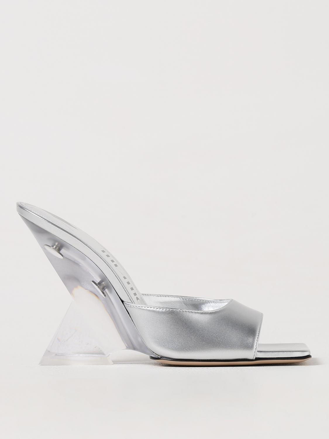 The Attico Heeled Sandals THE ATTICO Woman color Silver