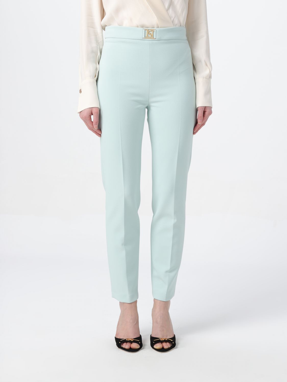 Elisabetta Franchi Trousers ELISABETTA FRANCHI Woman colour Water