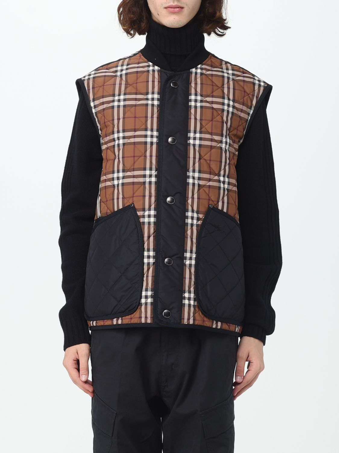 Burberry Waistcoat BURBERRY Men colour Brown