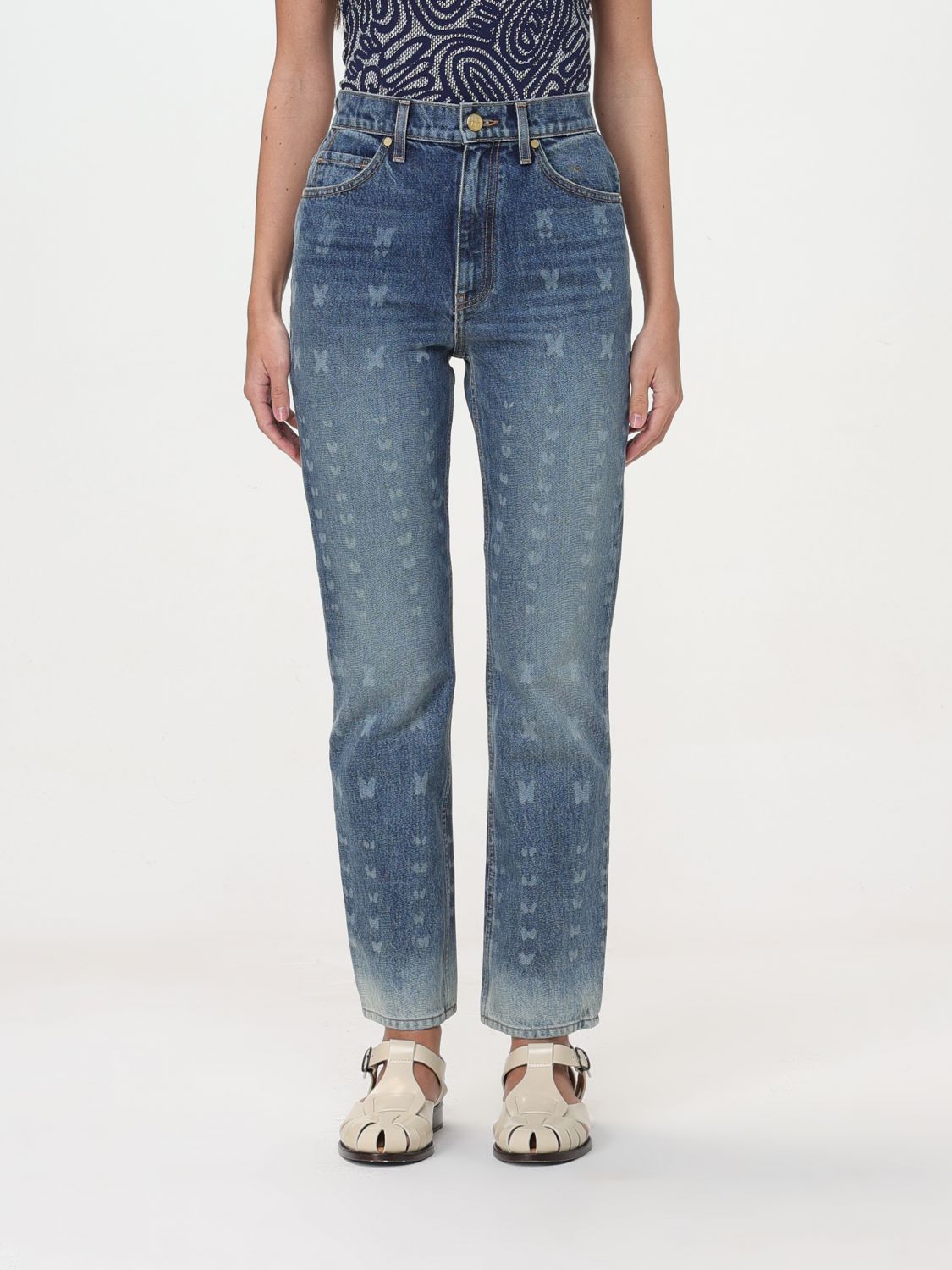 Ulla Johnson Jeans ULLA JOHNSON Woman colour Blue