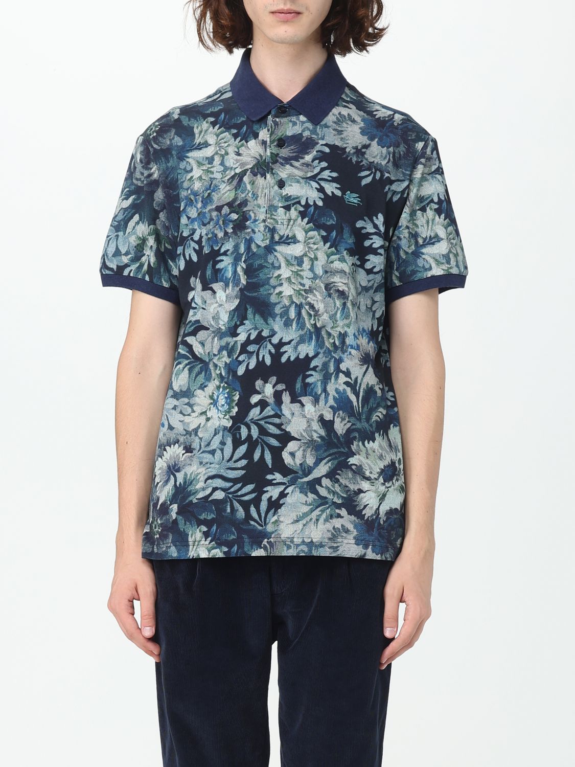 Etro Polo Shirt ETRO Men colour Blue