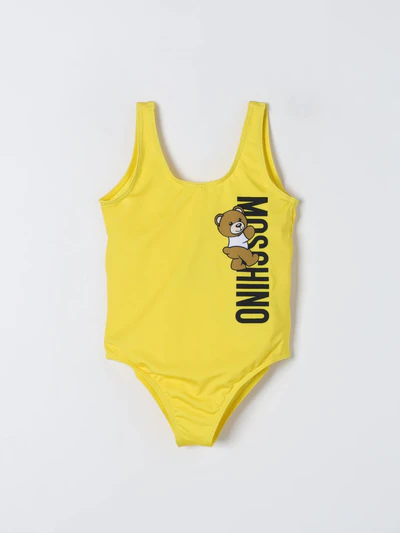  Swimsuit MOSCHINO KID Kids colour Yellow