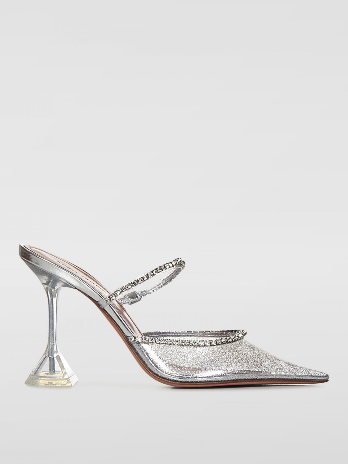 Amina Muaddi Court Shoes AMINA MUADDI Woman colour Silver