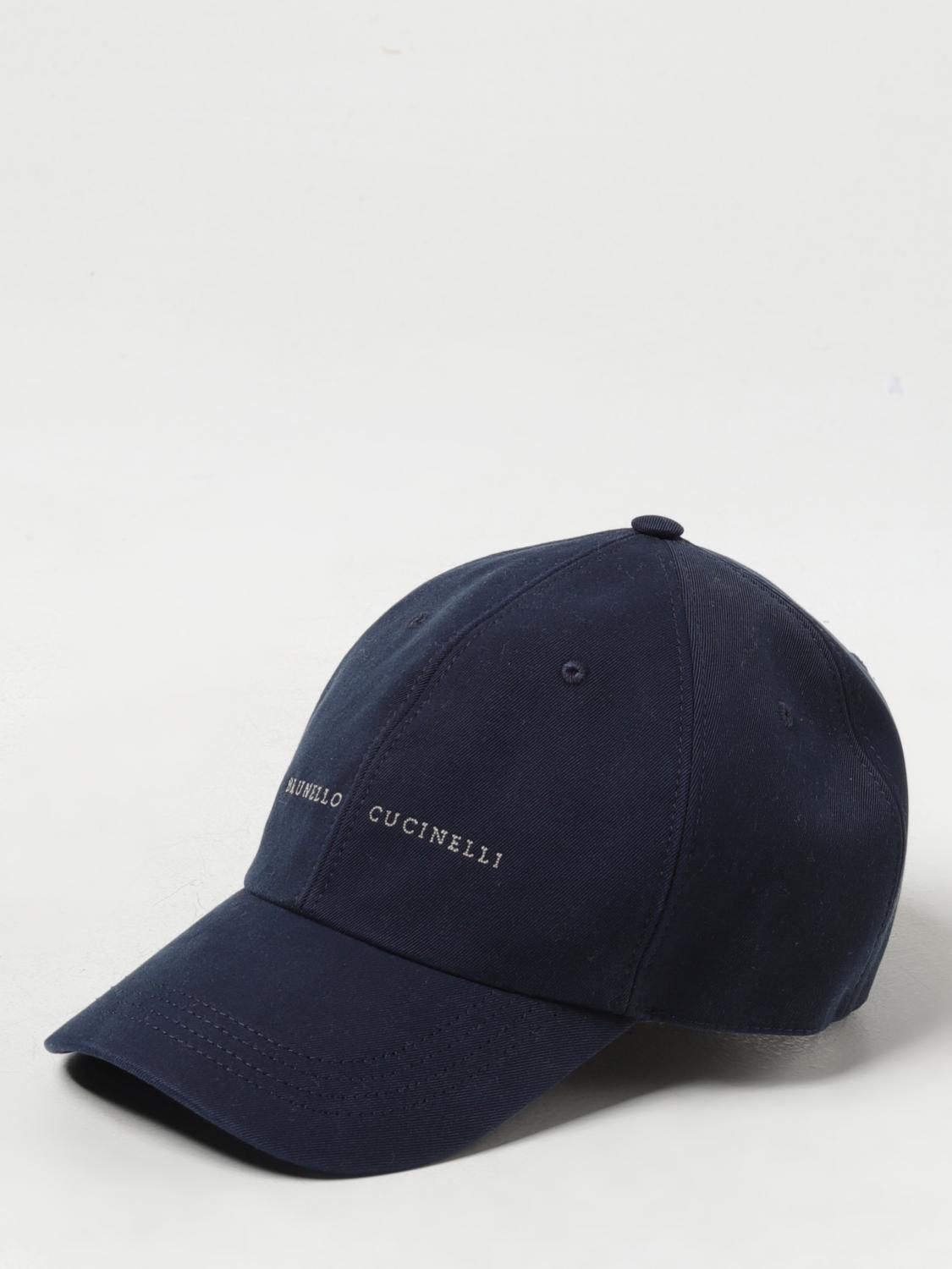 Brunello Cucinelli Hat BRUNELLO CUCINELLI Men colour Blue