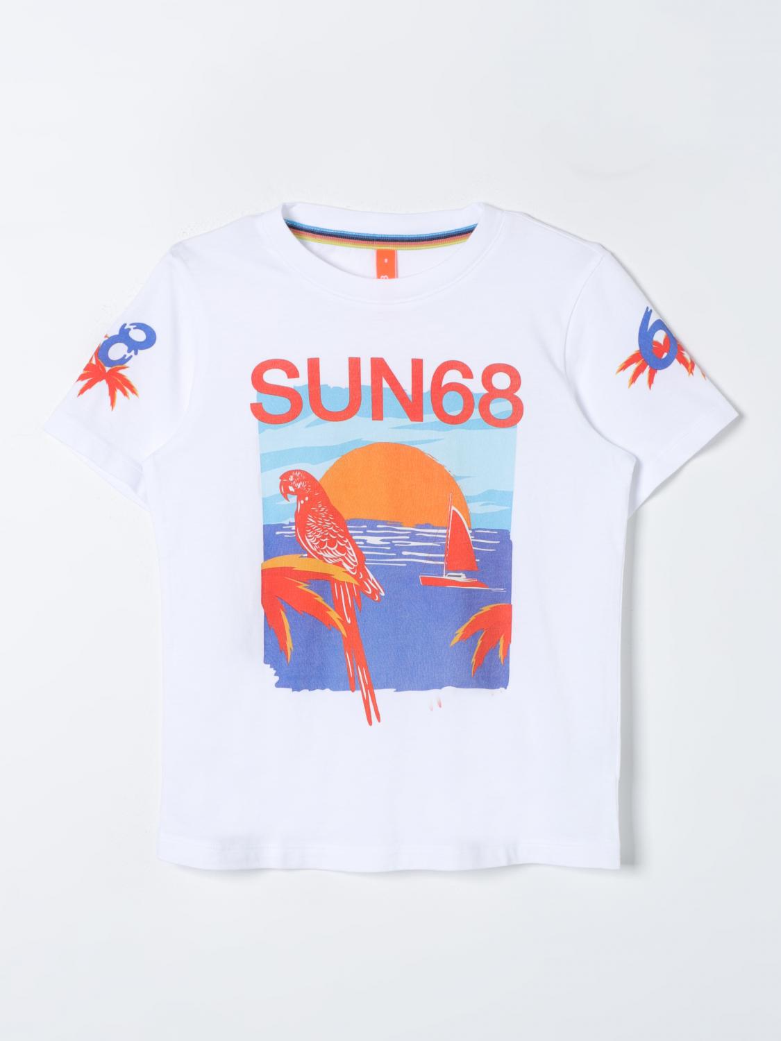  T-Shirt SUN 68 Kids colour White