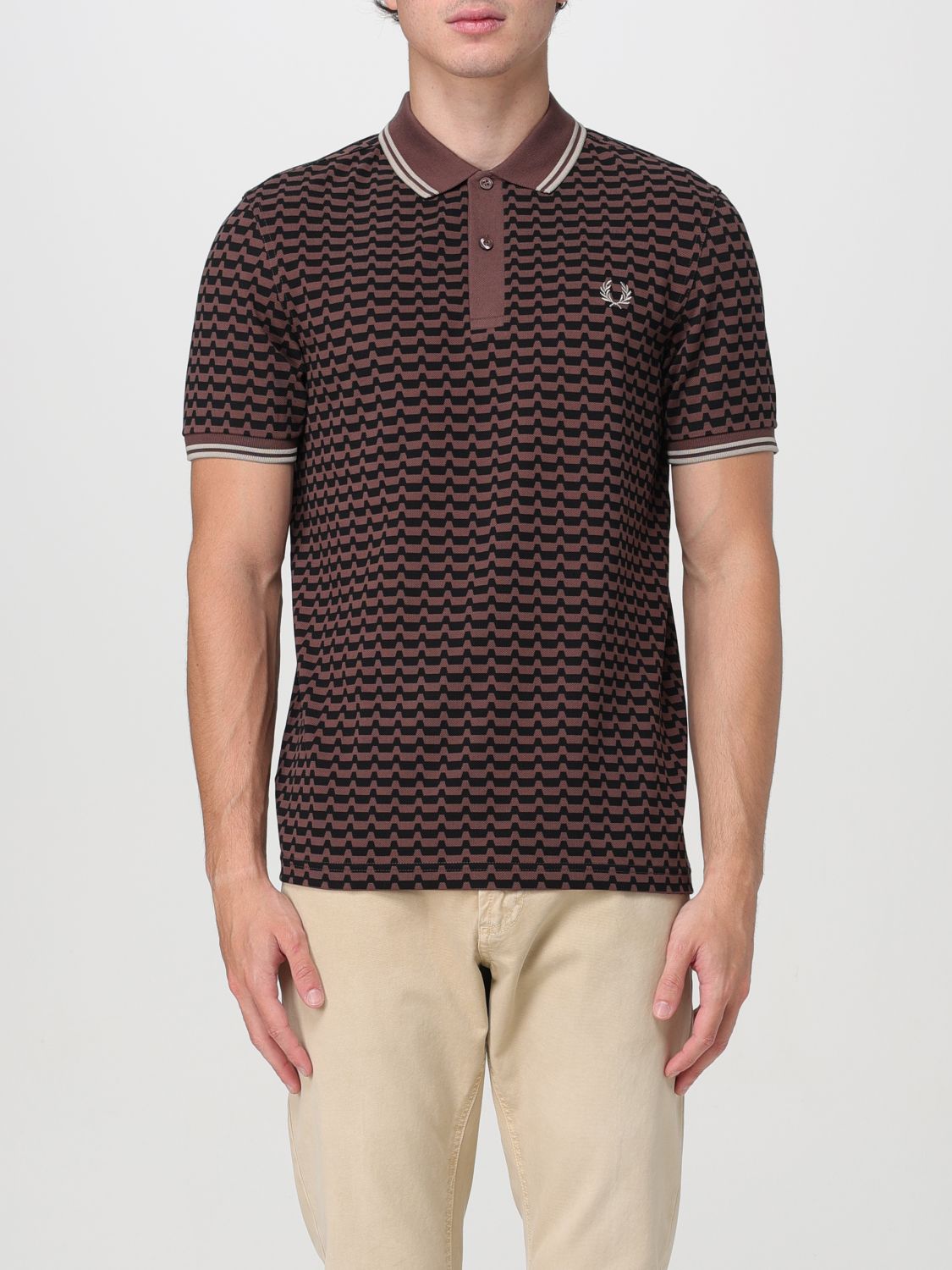 Fred Perry Polo Shirt FRED PERRY Men color Brown