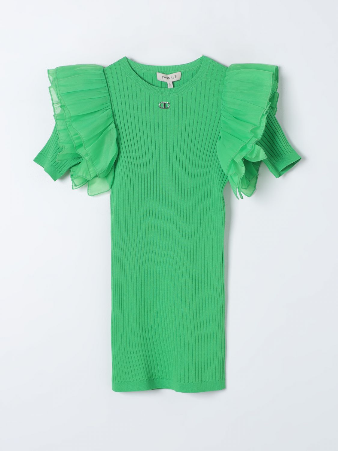 Twinset Dress TWINSET Kids colour Green