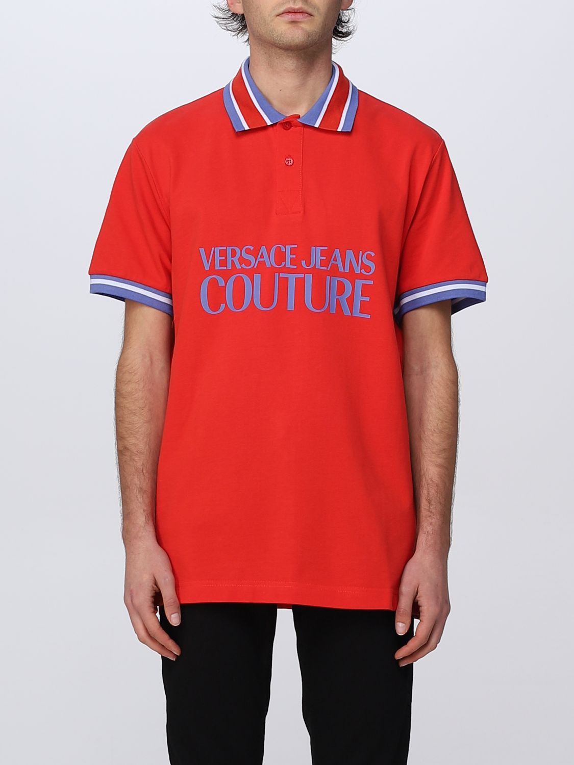 Versace Jeans Couture Polo Shirt VERSACE JEANS COUTURE Men colour Red