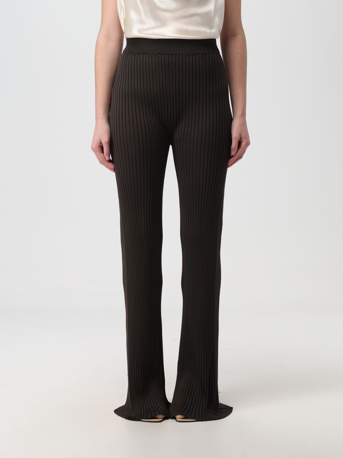 Jil Sander Trousers JIL SANDER Woman colour Brown