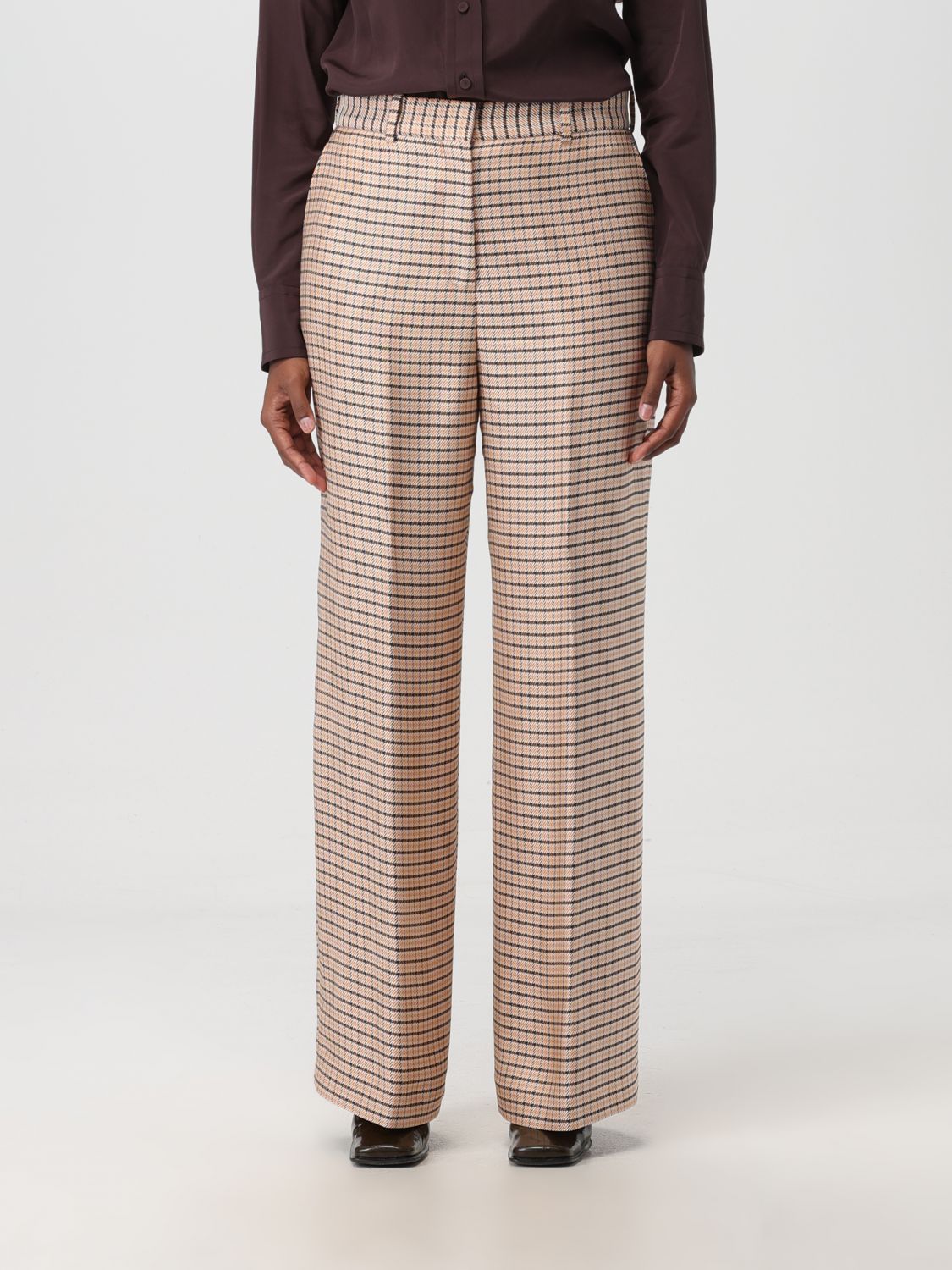 Lanvin Trousers LANVIN Woman colour Brown