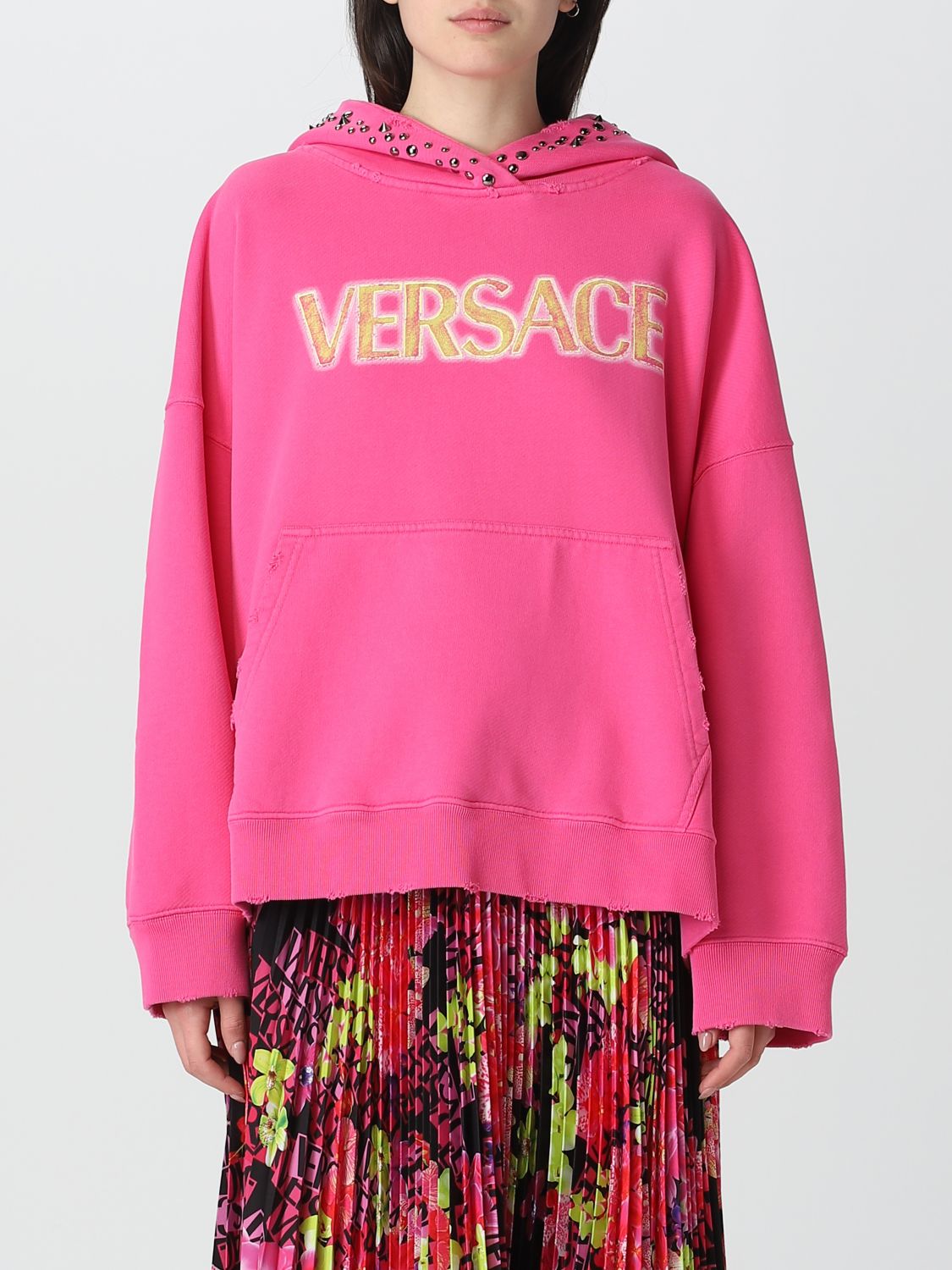 Versace Sweatshirt VERSACE Woman colour Pink