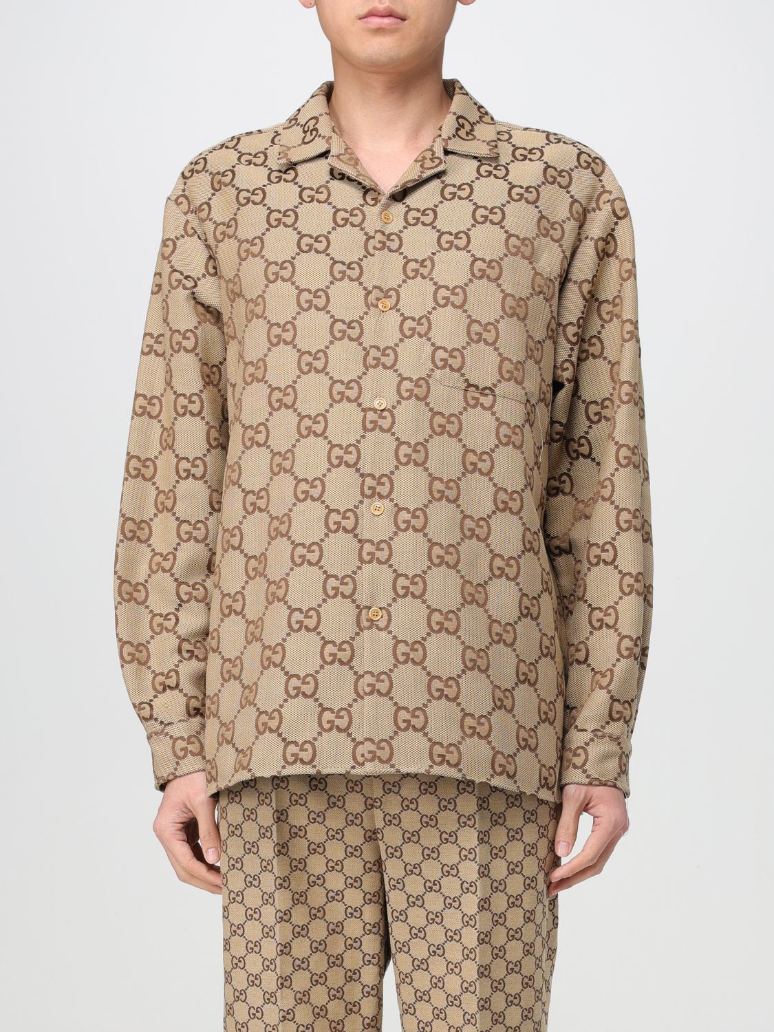 Gucci Shirt GUCCI Men colour Beige