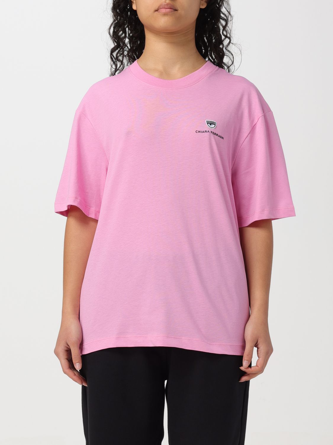 CHIARA FERRAGNI T-Shirt CHIARA FERRAGNI Woman colour Fuchsia