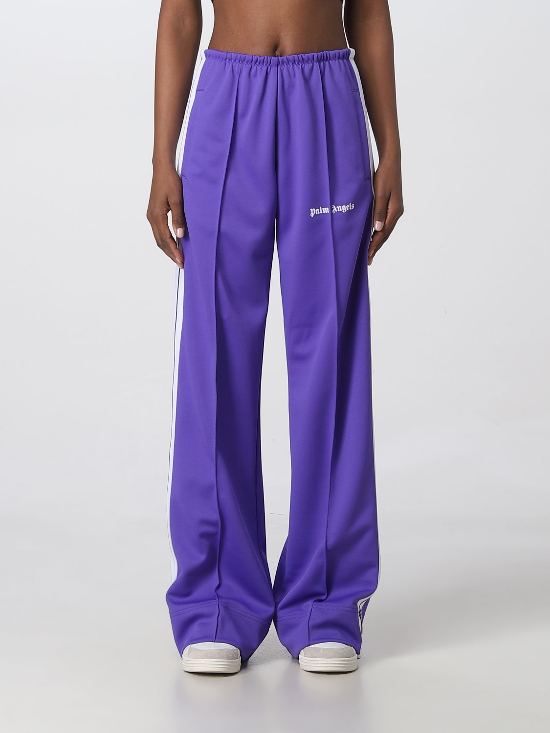 PALM ANGELS Trousers PALM ANGELS Woman colour Violet