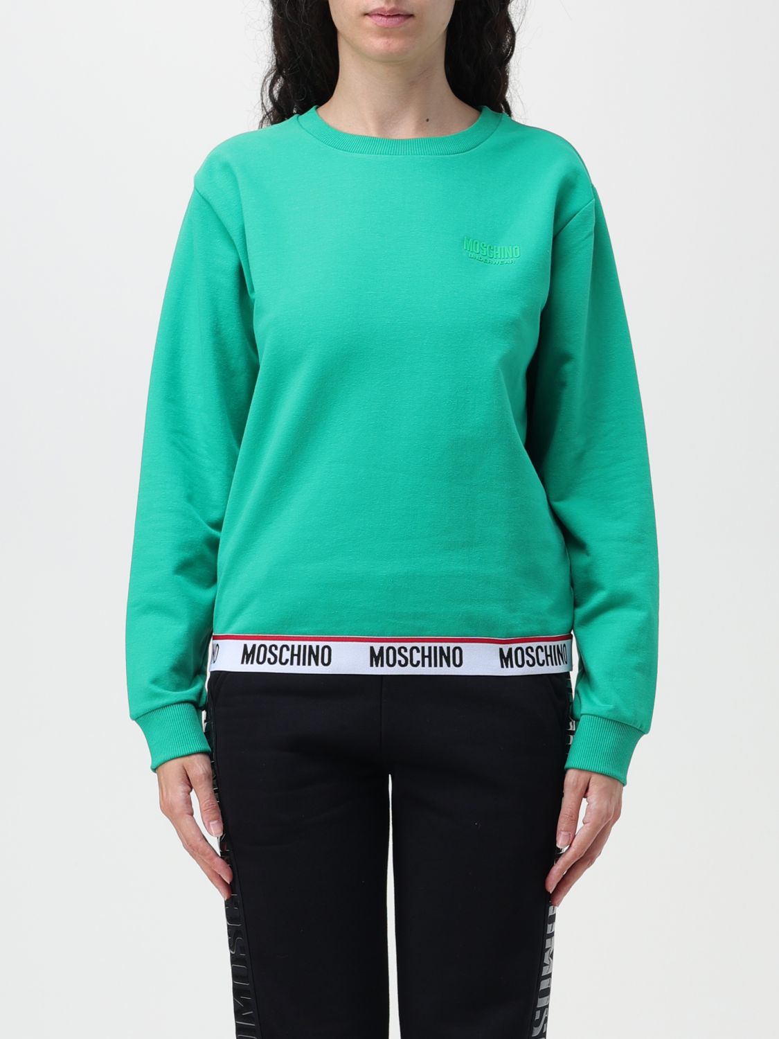 Moschino Underwear Sweatshirt MOSCHINO UNDERWEAR Woman colour Green