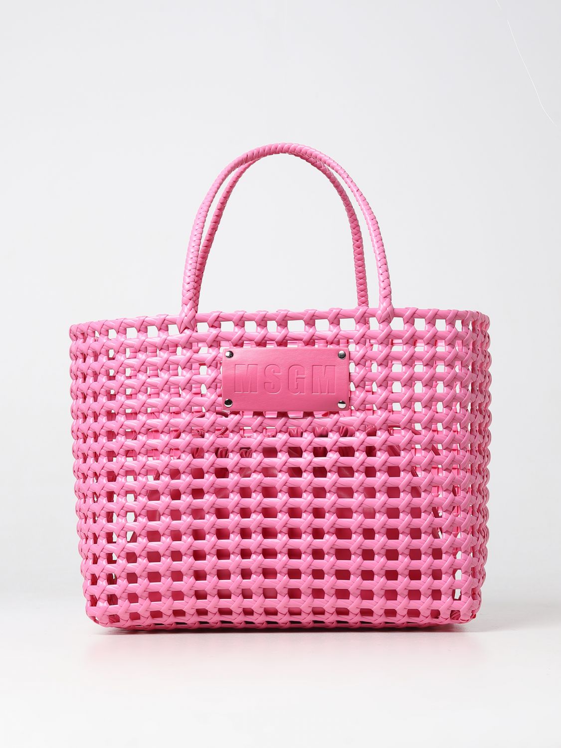 Msgm Tote Bags MSGM Woman colour Fuchsia