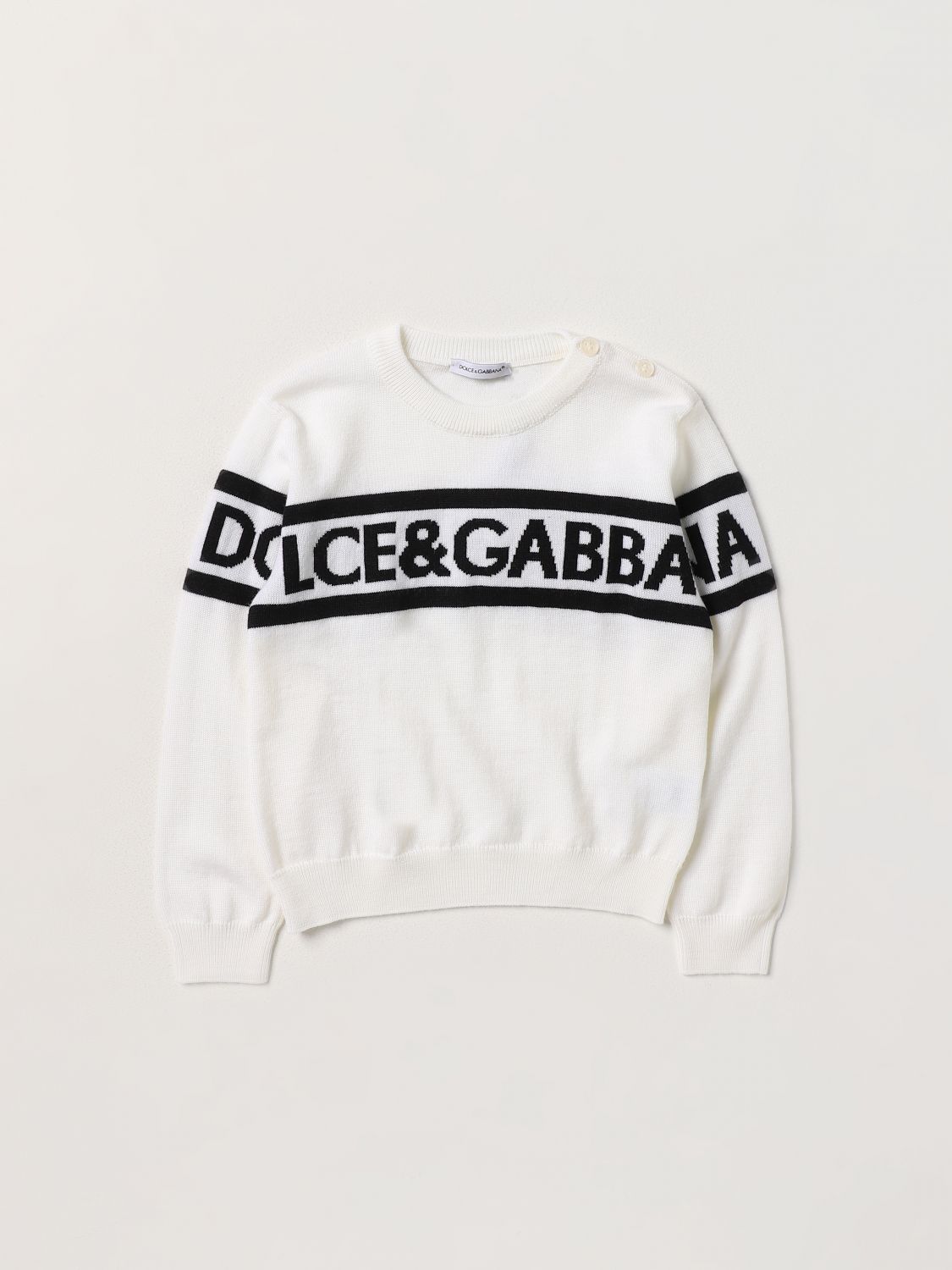 Dolce & Gabbana Jumper DOLCE & GABBANA Kids colour White