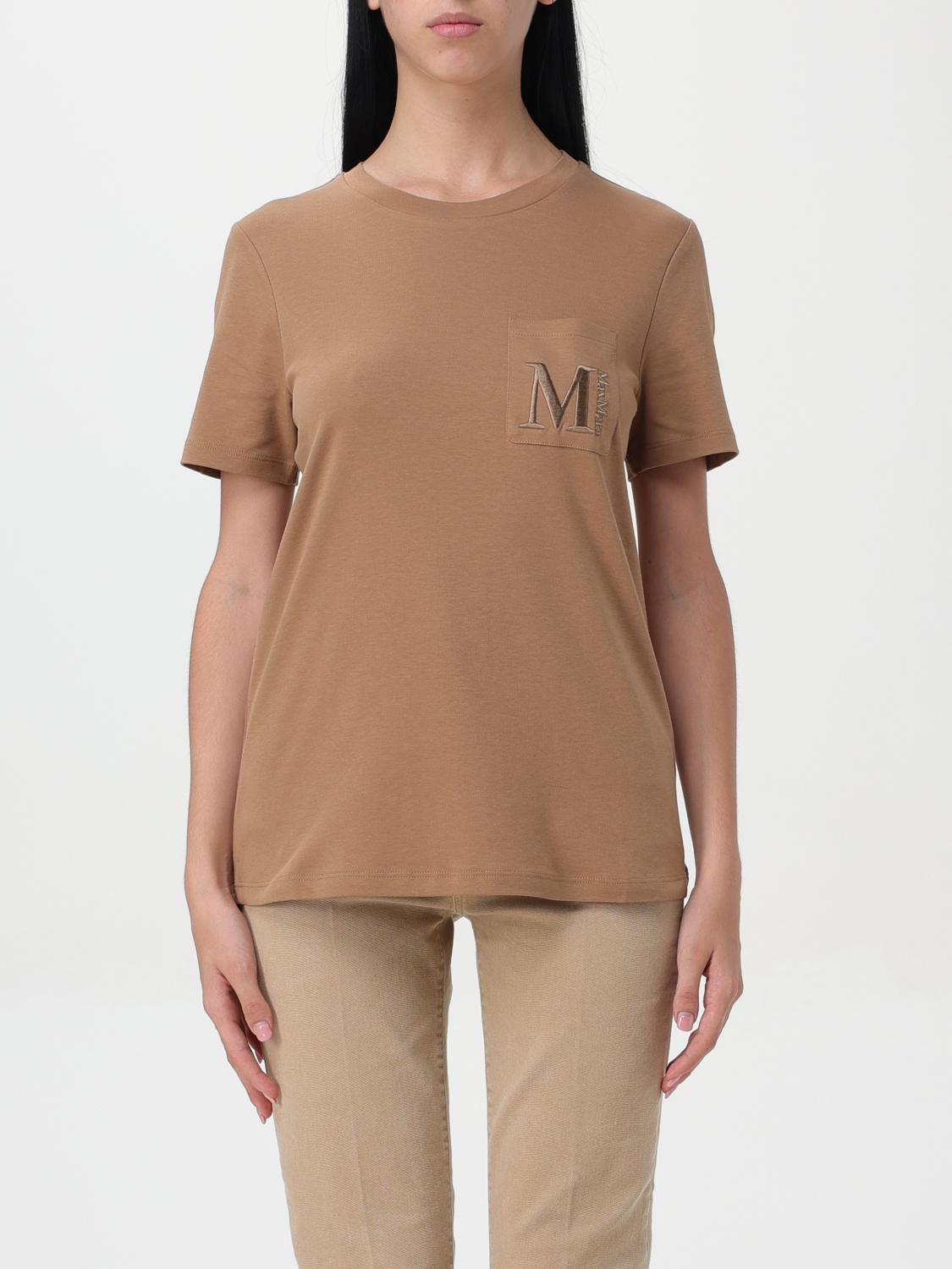  T-Shirt 'S MAX MARA Woman color Camel