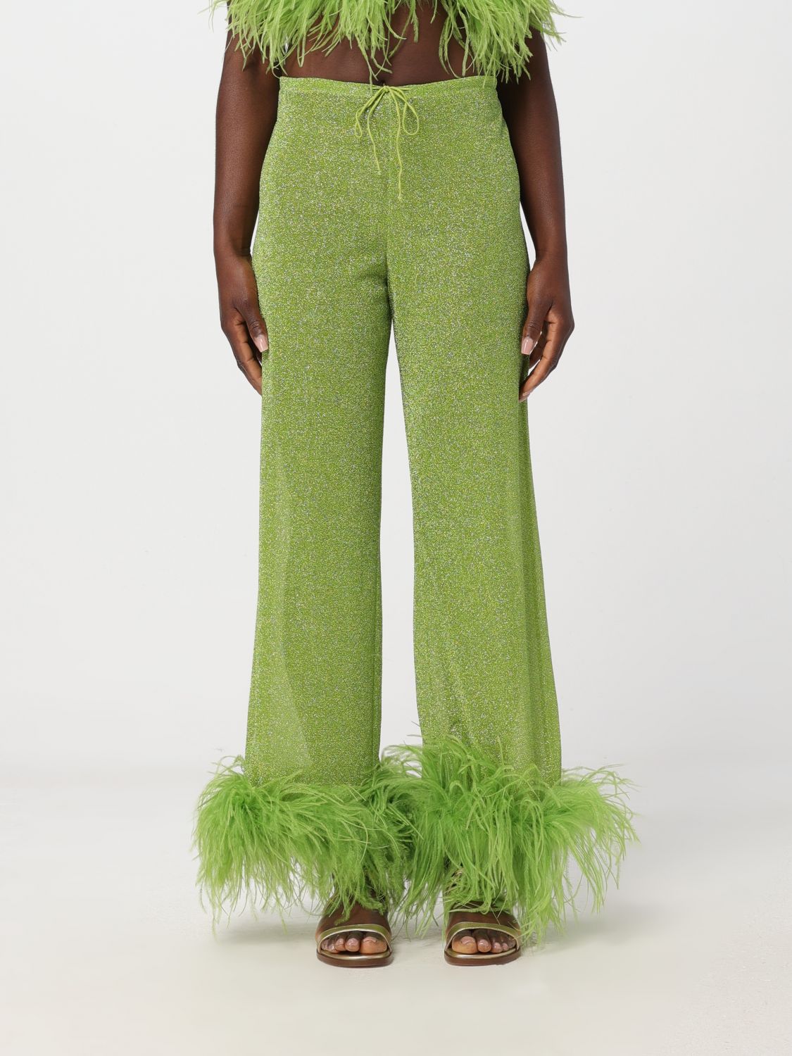 OSÉREE Pants OSÉREE Woman color Green