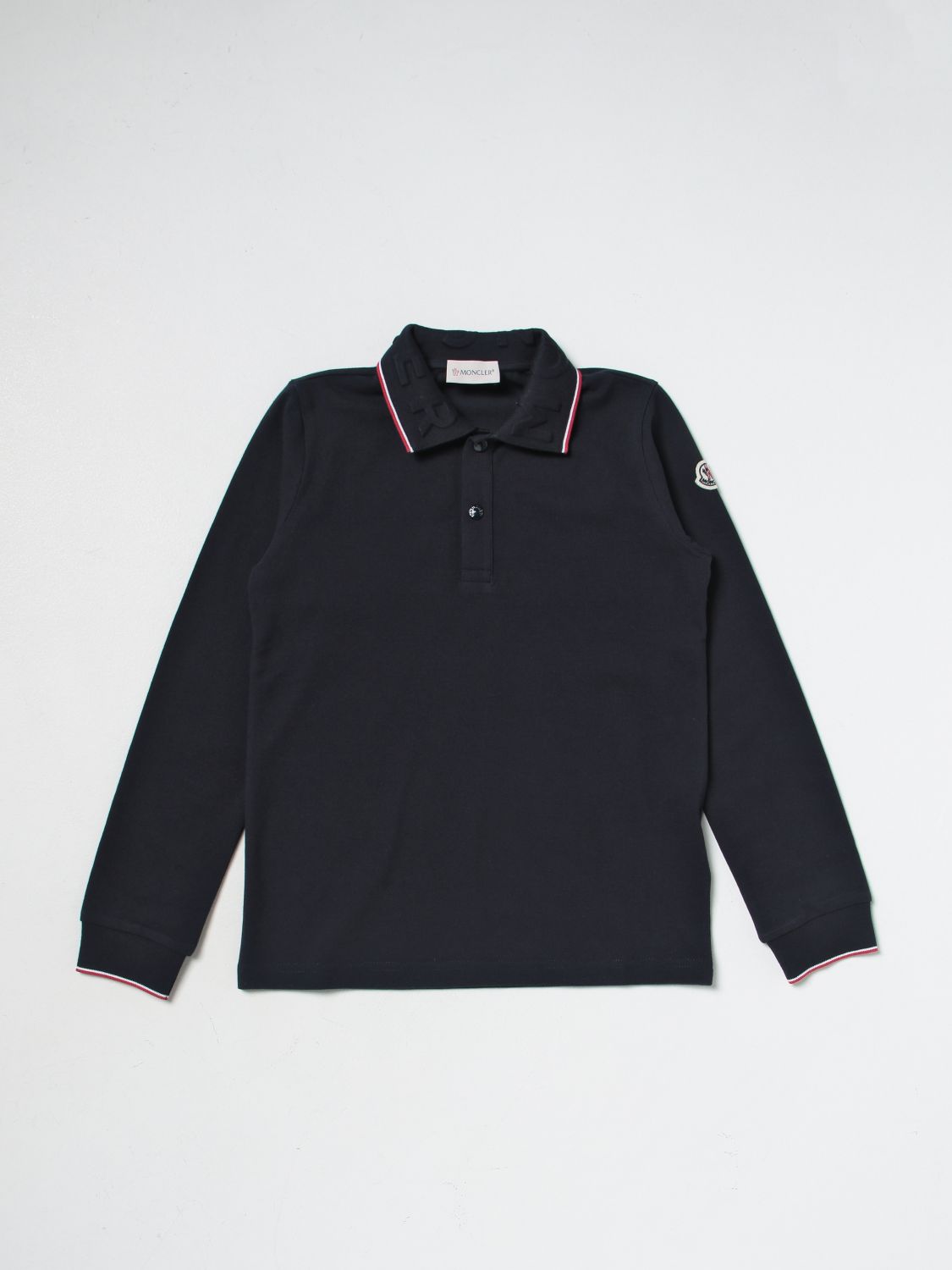 Moncler Polo Shirt MONCLER Kids colour Blue