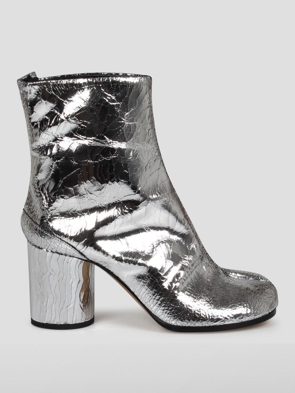 Maison Margiela Heeled Booties MAISON MARGIELA Woman color Silver