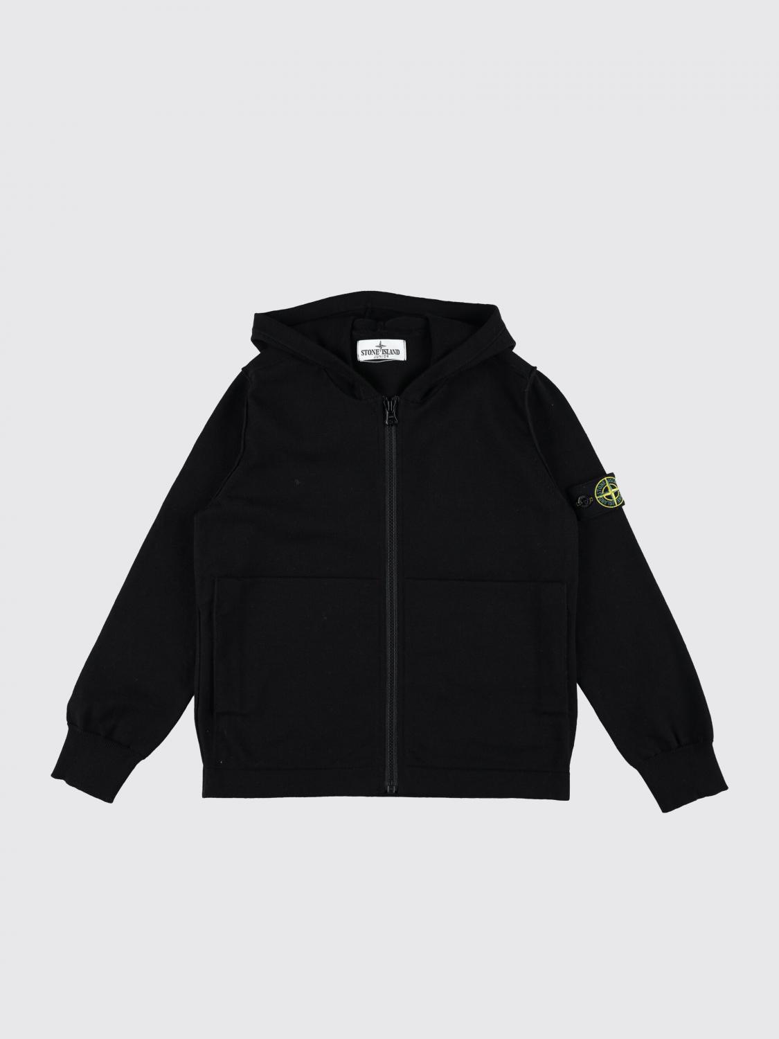 Stone Island Junior Sweater STONE ISLAND JUNIOR Kids color Black