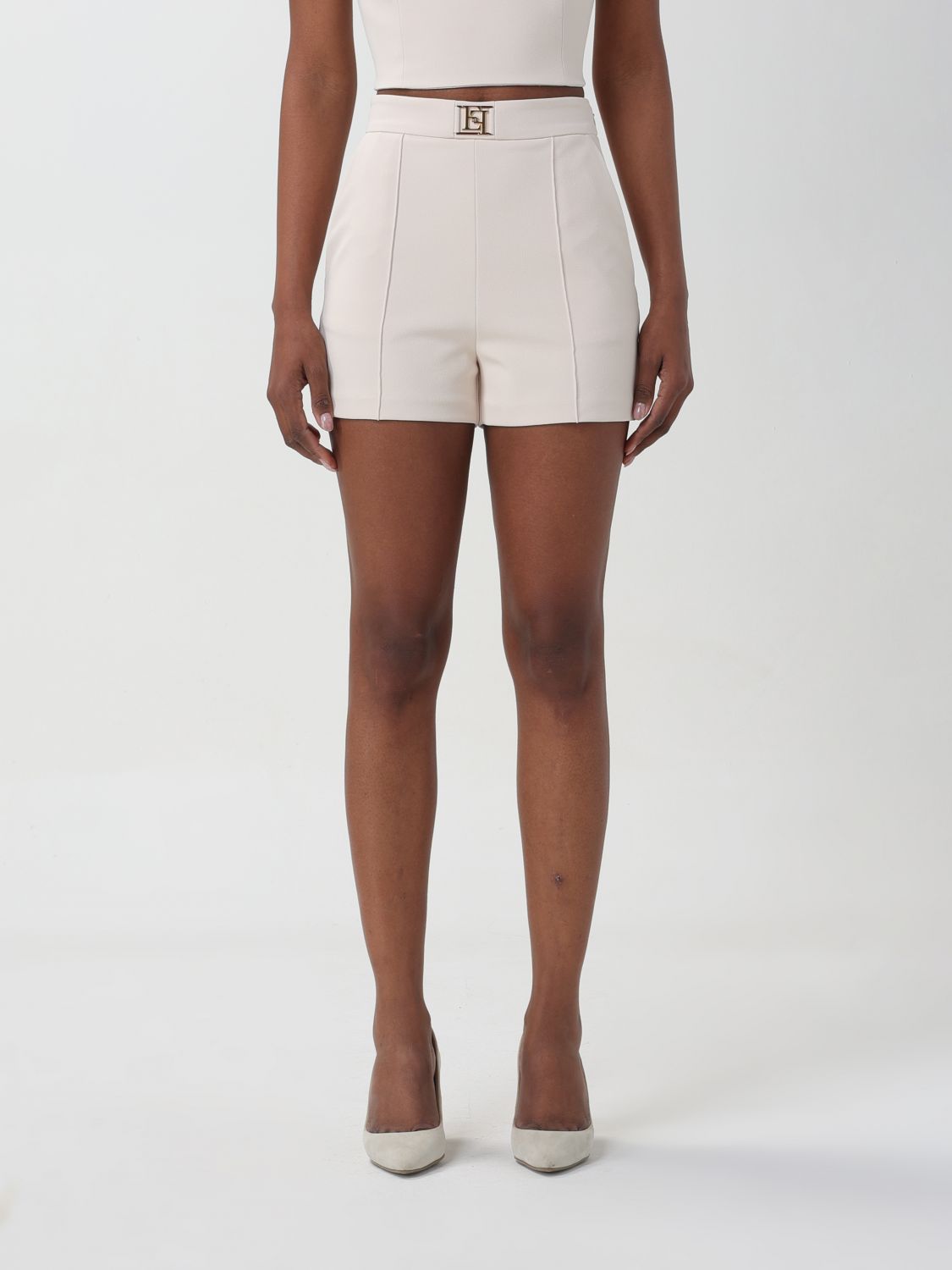 Elisabetta Franchi Short ELISABETTA FRANCHI Woman colour Butter