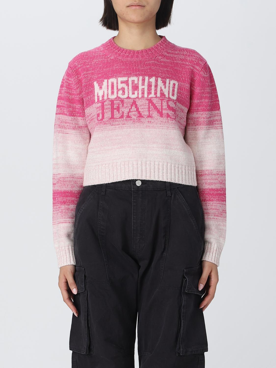 Moschino Jeans Jumper MOSCHINO JEANS Woman colour Fuchsia