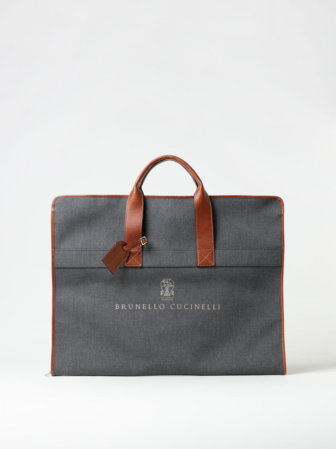 Brunello Cucinelli Travel Bag BRUNELLO CUCINELLI Men colour Grey