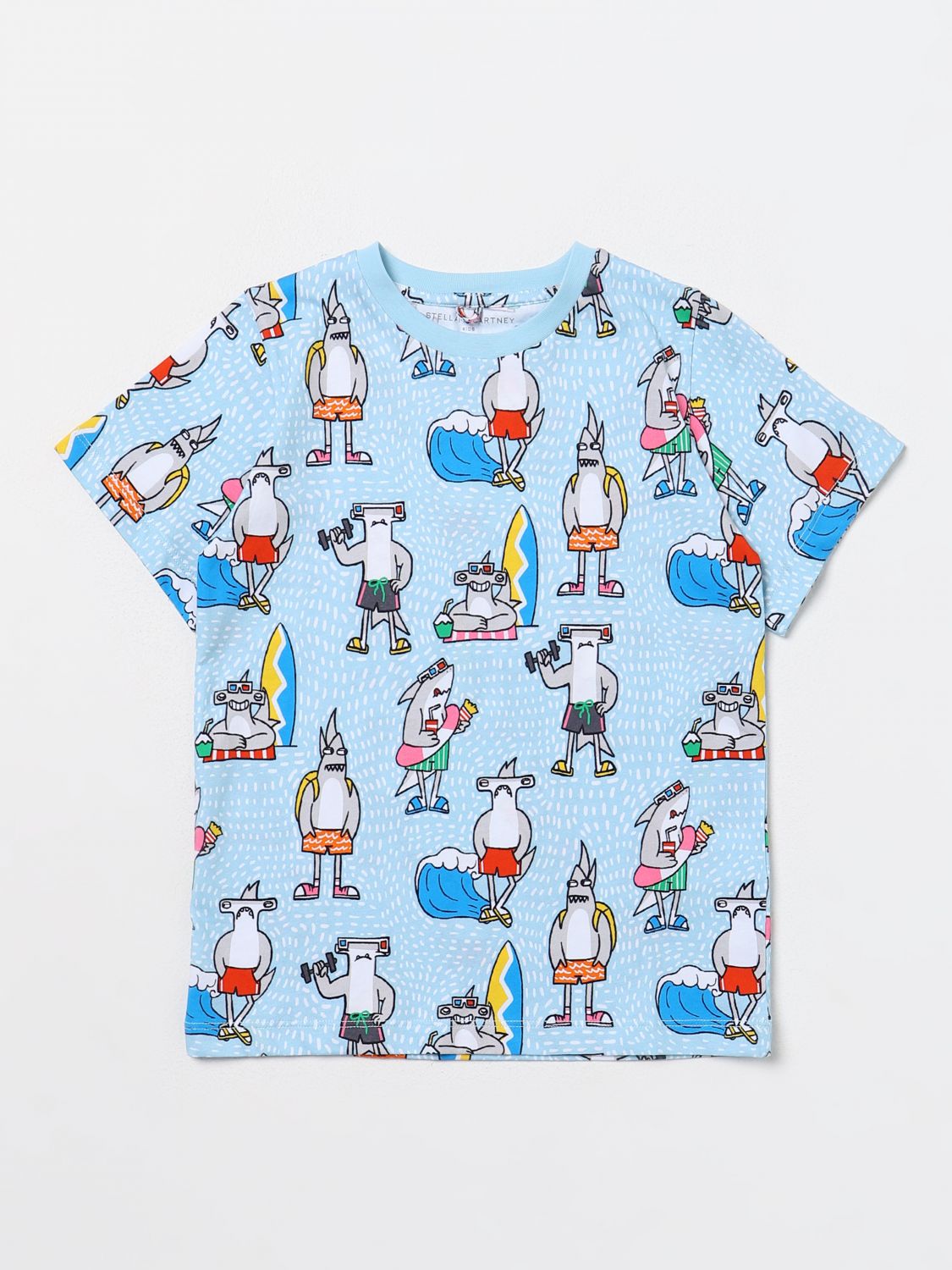 Stella McCartney Kids T-Shirt STELLA MCCARTNEY KIDS Kids colour Gnawed Blue