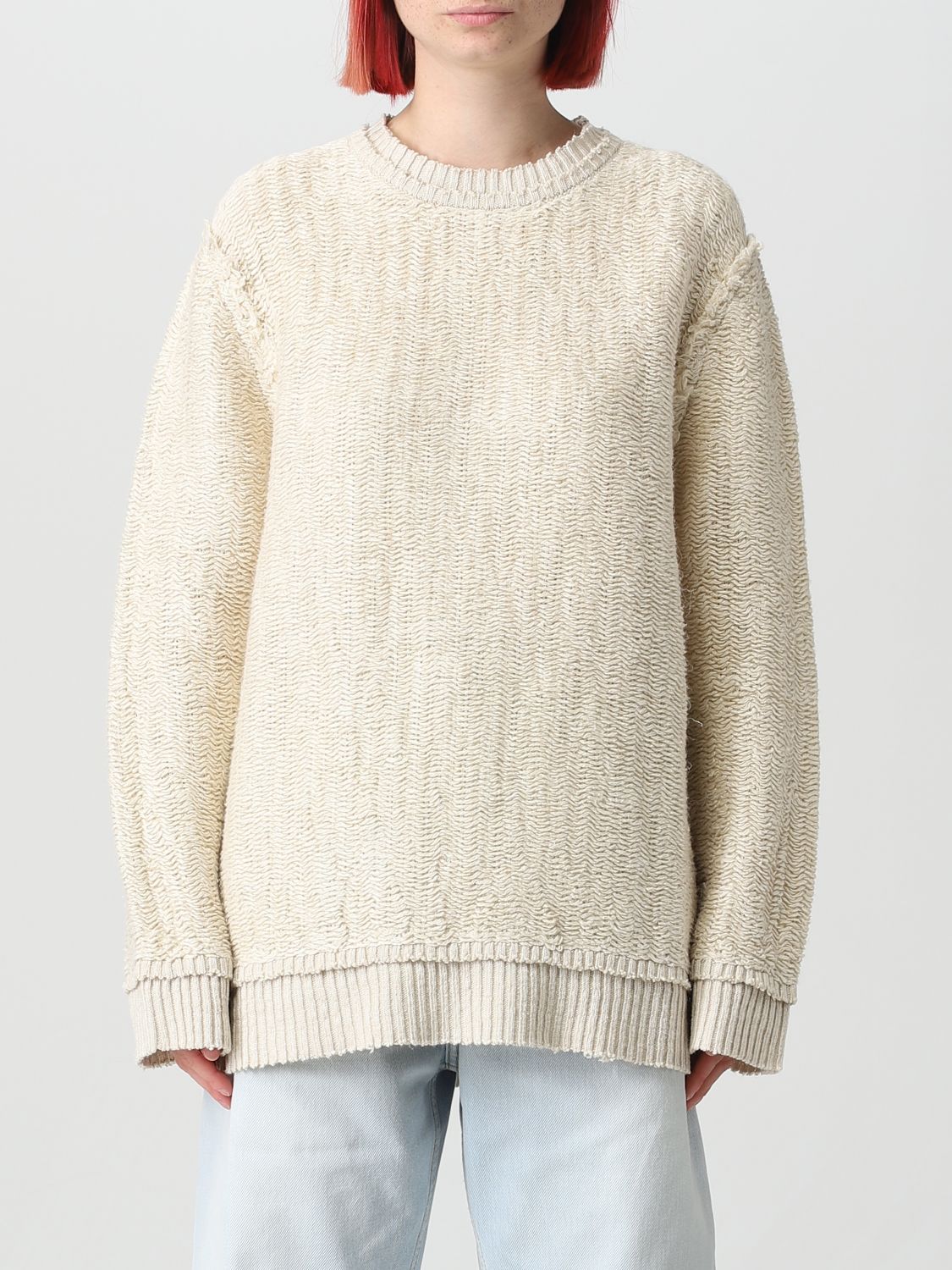 Maison Margiela Jumper MAISON MARGIELA Woman colour Beige