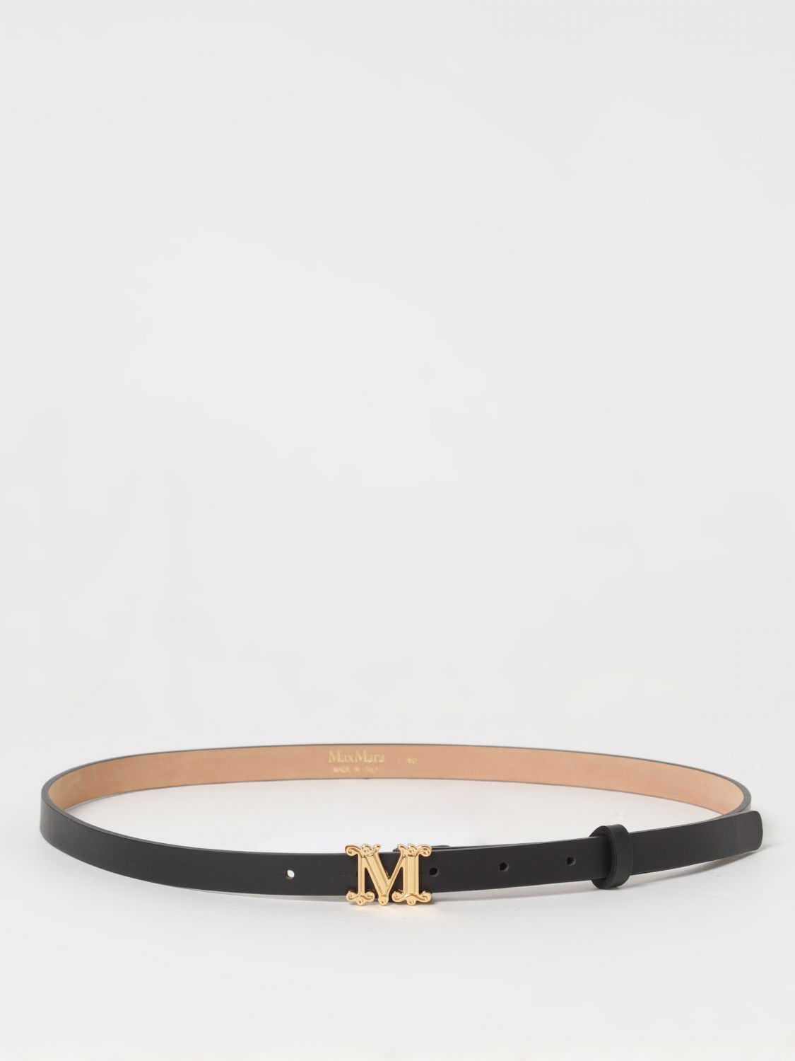 Max Mara Belt MAX MARA Woman colour Black