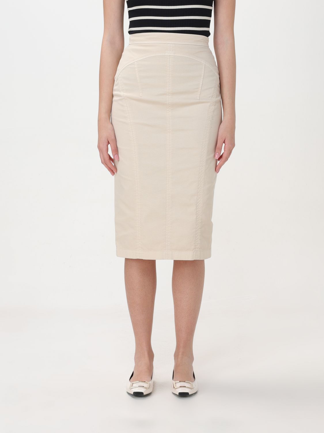 N° 21 Skirt N° 21 Woman color Beige