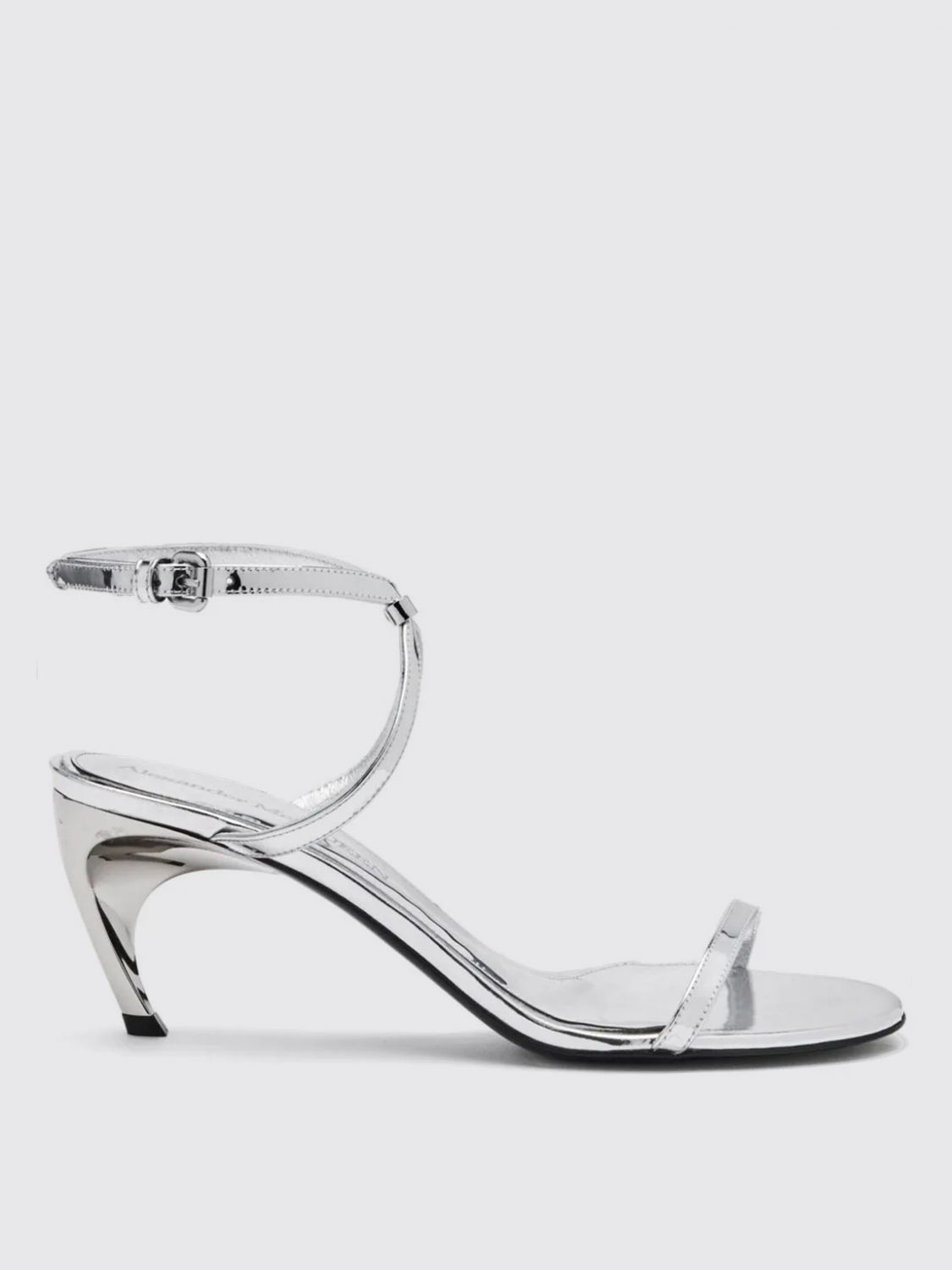 Alexander McQueen Heeled Sandals ALEXANDER MCQUEEN Woman color Silver