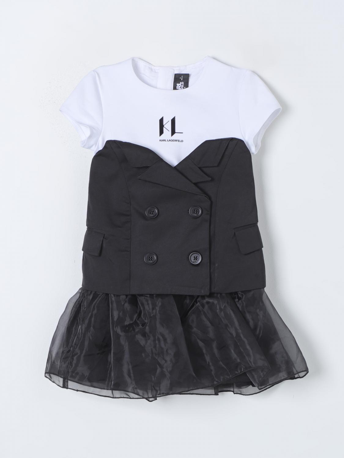 Karl Lagerfeld Kids Dress KARL LAGERFELD KIDS Kids colour Black