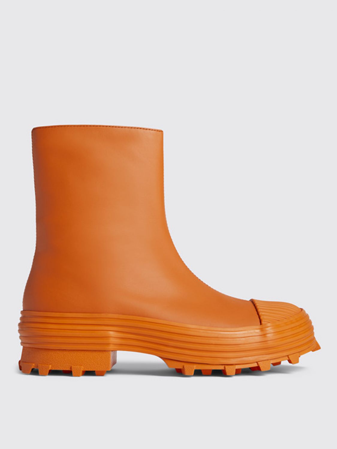 Camperlab Flat Ankle Boots CAMPERLAB Woman colour Orange