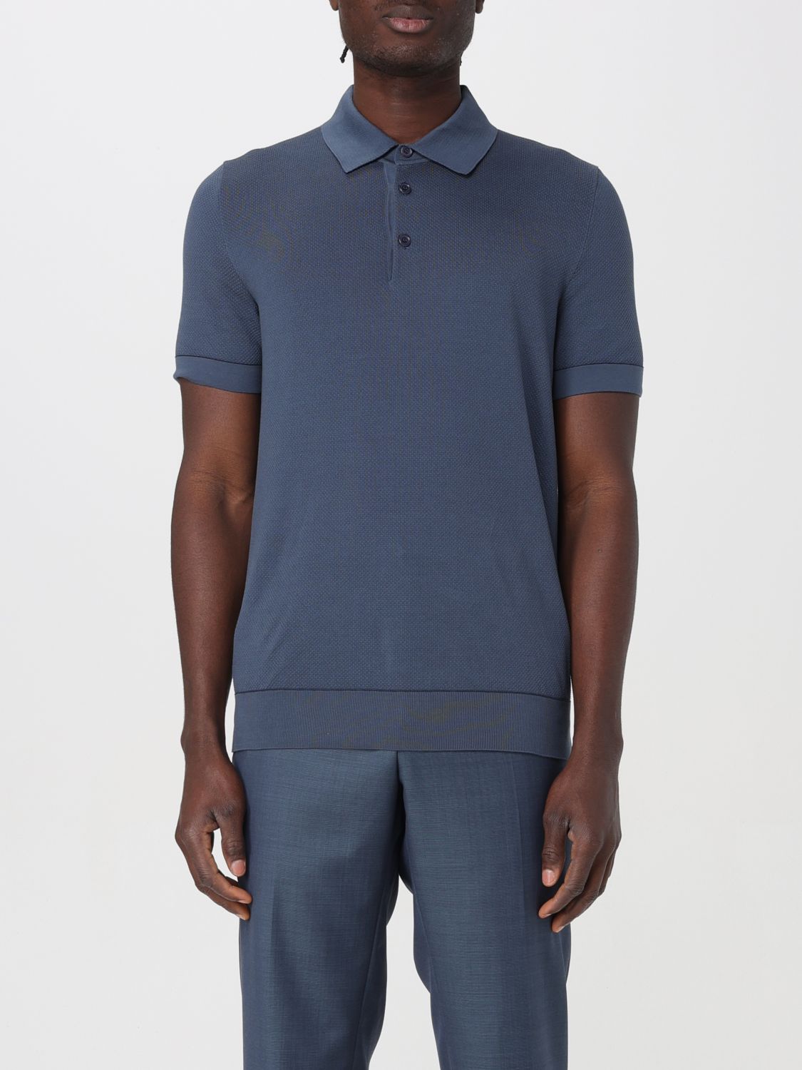 Brioni Polo Shirt BRIONI Men color Blue