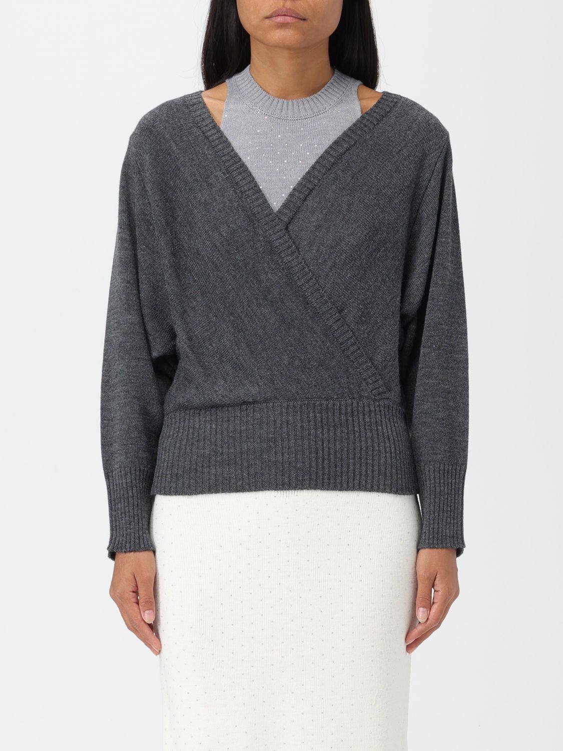 Simona Corsellini Jumper SIMONA CORSELLINI Woman colour Grey