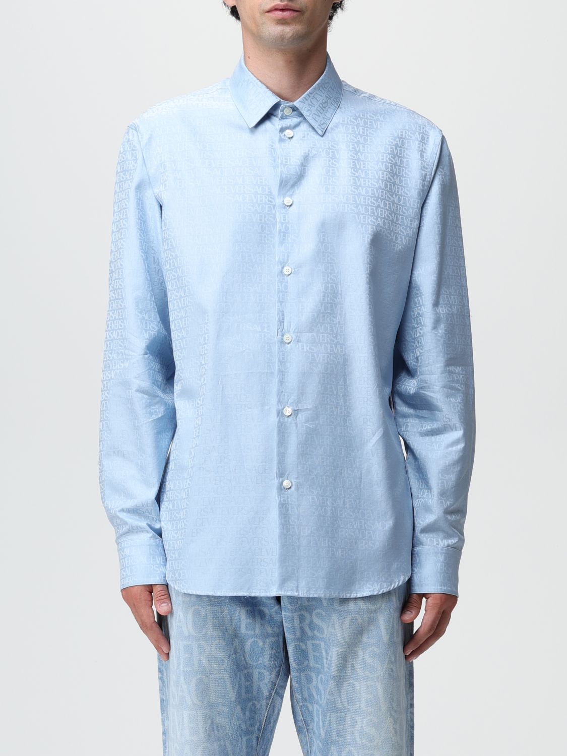 Versace Shirt VERSACE Men colour Blue